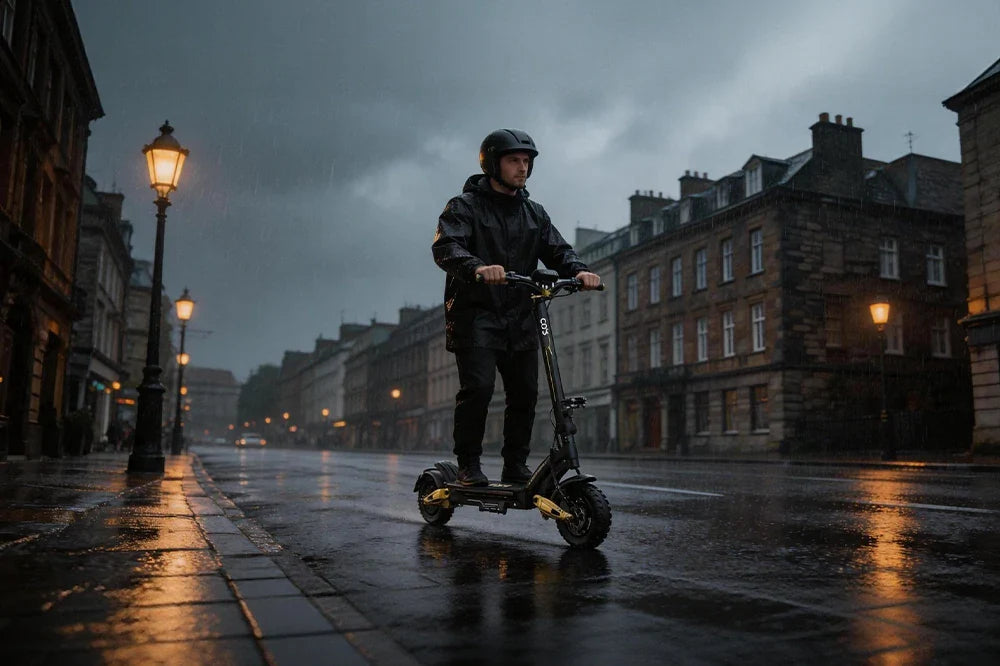 Riding OOTD E-Scooter in Rainy Days | Safety & Care Tips